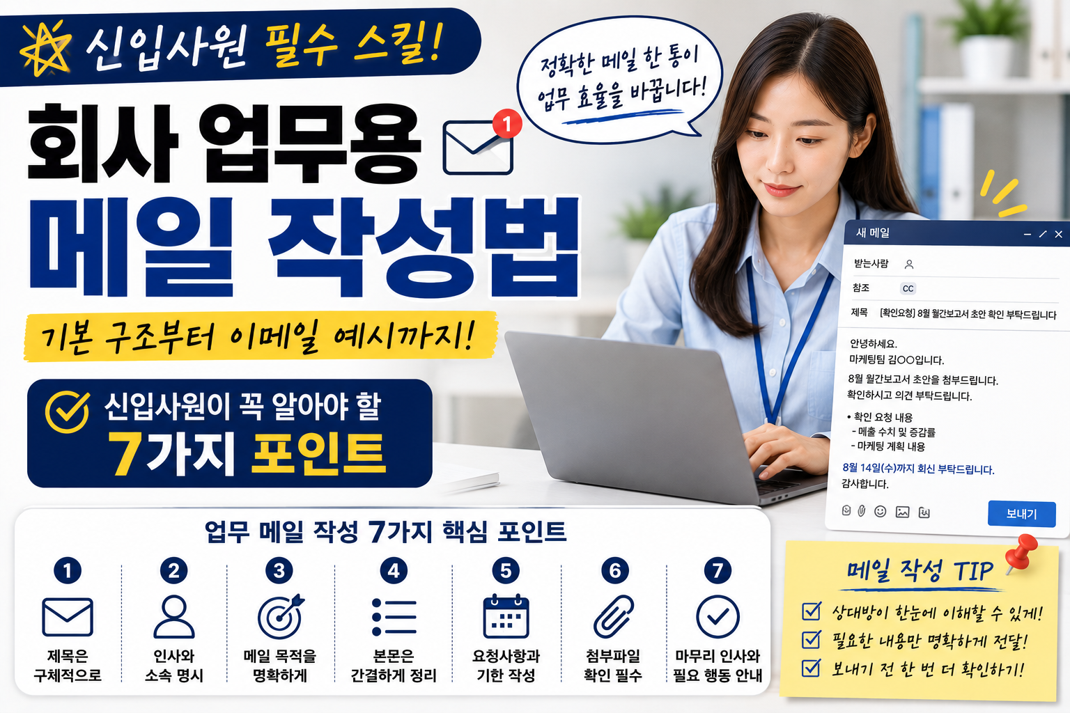 회사 업무용 메일 작성법 썸네일