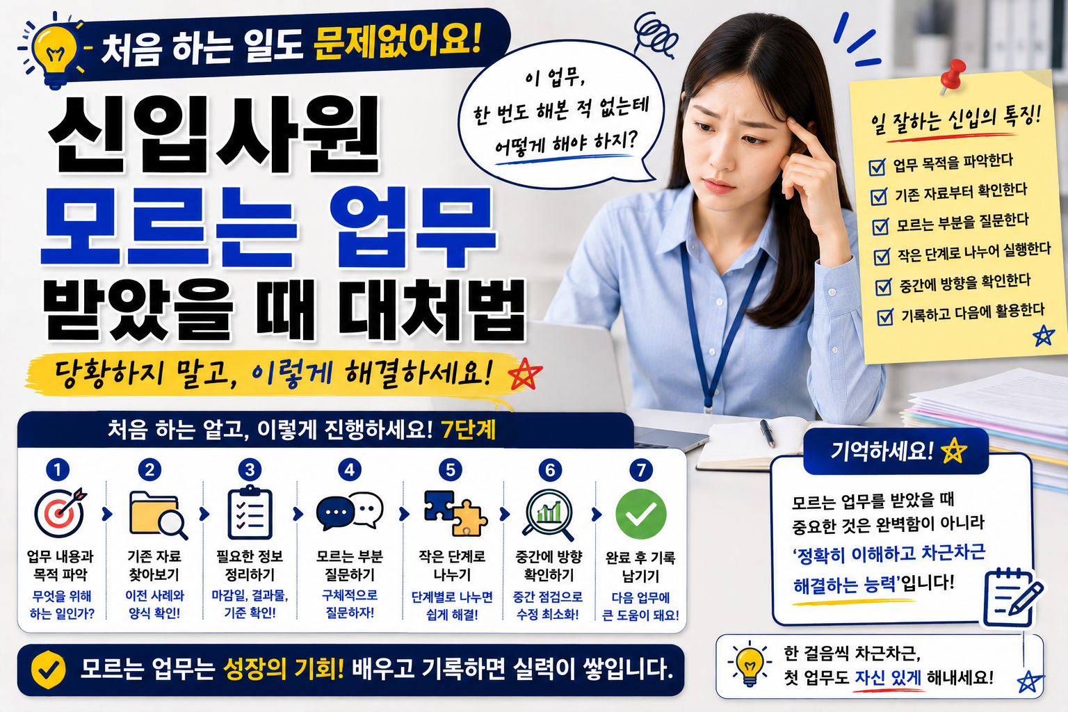 신입사원 모르는 업무 대처법 썸네일