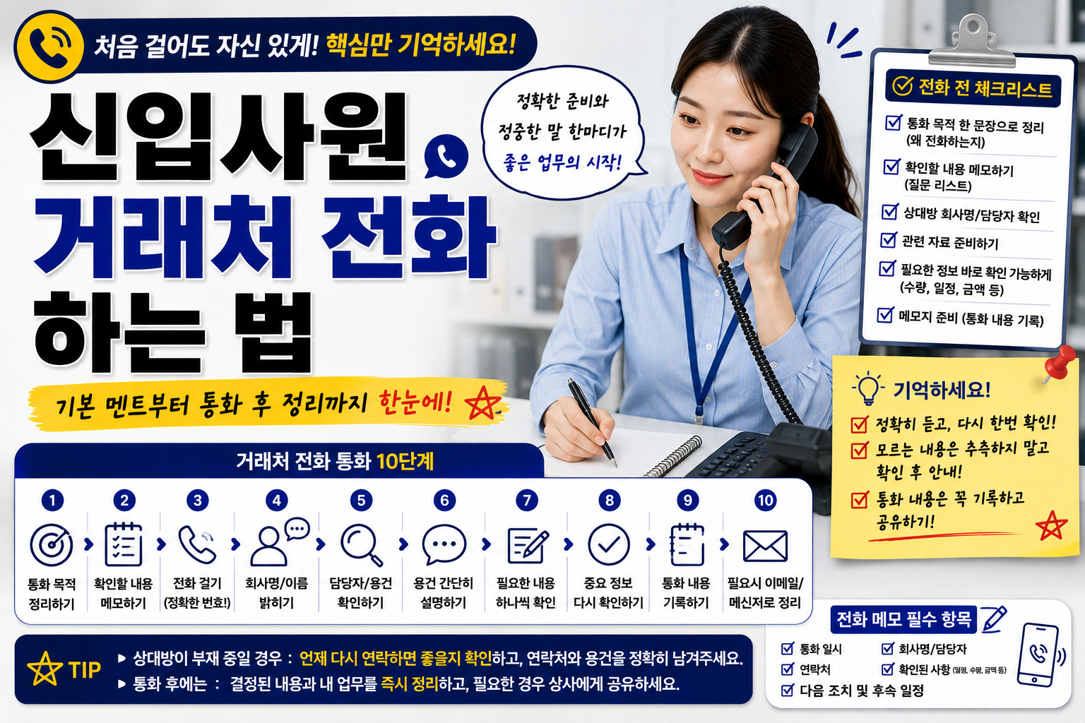 신입사원 거래처 전화 완벽 가이드
